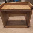 Marche pied en chêne massif