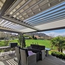 Construction d'une pergola bioclimatique système Easylam