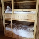 Lits superposés style refuge