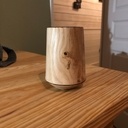 Petit pot au tour à bois