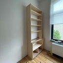 Bibliotheque sectionnable en contreplaque et valchromat