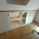 Rangement sous pente