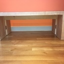 Table basse Frêne et Chêne