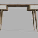 Bureau en chêne massif