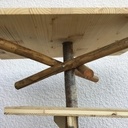 Table haute trépied