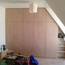 Placard étagère incruster