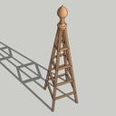 Pyramide support de rosier ou clématite