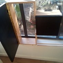 Coffrage compteurs électriques avec peinture magnétique