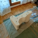 Table Basse Ipé - Béton cellulaire