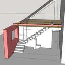 Mon 1er escalier : un 1/4 tournant balancé