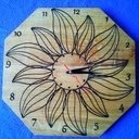 Horloge fleur