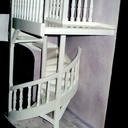 Maquette d exercice d un escalier hélicoïdal en carton plume