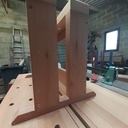 Banc de sciage et tréteaux bas