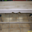 Console de couloir chene massif