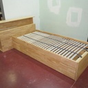 Chambre pour une petite fille en panneau HEVEA