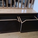 Meuble à chaussures - banc et claustra