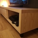 Meuble TV en frêne massif