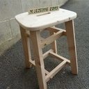 Tabouret à traverses boiteuses