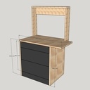Plan meuble imprimante 3D