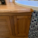 Salle de bain en orme