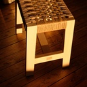 Banc et tressage en corde danoise