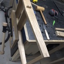 Petite étagère avec bloc couteaux