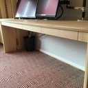 Un Bureau et ses Bibliothèques tout en frêne massif