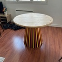 Réfection d une table ronde