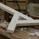 Un panneau triangulaire arasé