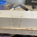 Piétement d’établi cocasse