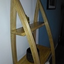 Étagère Lamellé-collé cintré .