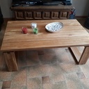 Table basse en hêtre