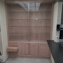 Vitrine en chêne