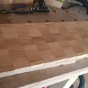 Planche à découper façon billot de boucher