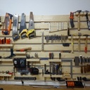 Support outils mural