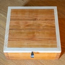 Boîte en merisier et frêne