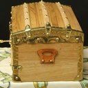 Malle Chêne et laiton