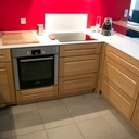 Cuisine contemporaine en chêne et stratifié compact