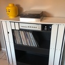 Meuble pour platine vinyle en palette