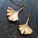 Boucles d’oreilles ginkgo