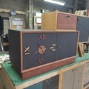 Meuble bureau horloge