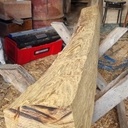 Linteau sculpté robinier faux acacia