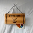 Enseigne taverne médiévale