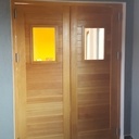 Portes va et vient pour restaurant.