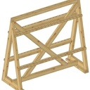 Servante, rack à serre joint