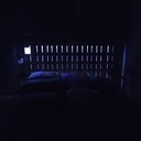 Tête de lit et chevets en bois de récupération