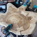 Table de chevet en teck