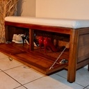 Banc coffre à chaussures
