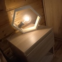 Lampe hexagone