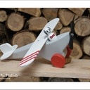 Petits avion en bois jouet